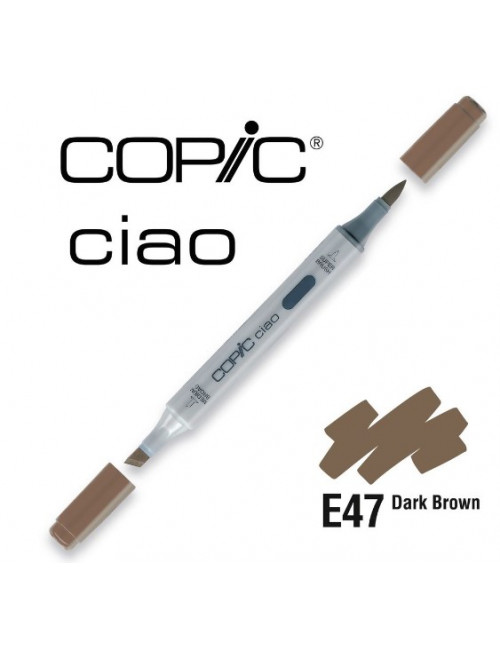 Copic Ciao Dark Brown E47
