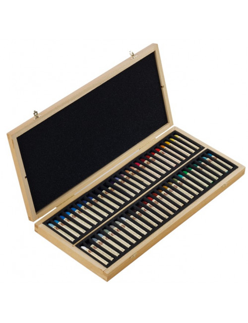 Coffret en bois garni 50...