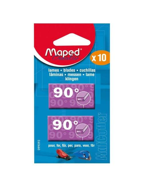 Lames matcutter 90° x 10 Maped