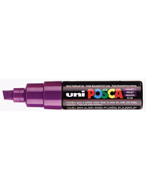 Posca wide tip marker purple