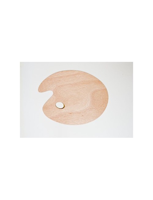 Palette bois ovale 30x40cm