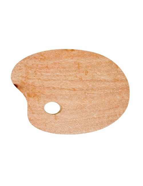 Holzpalette oval 18x24cm