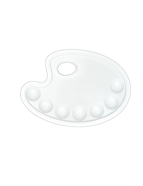 Palette plastique ovale 17x24