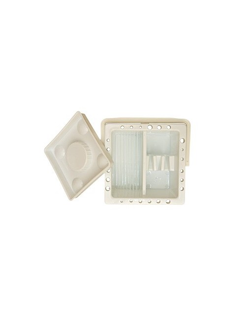récipient pinceaux plastique