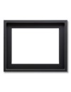 Abstract frame in zwart met...