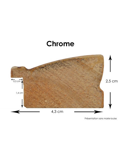 Cadre Chrome Brun sur mesure