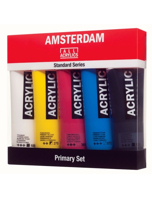 Akrylsæt Amsterdam 5X120 ml