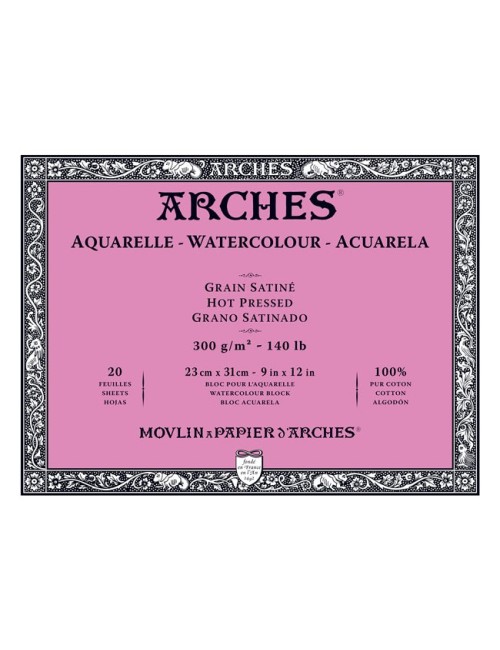Arches Aquarellblock Korn...