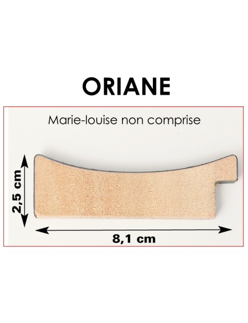 Cadre Oriane platine sur...