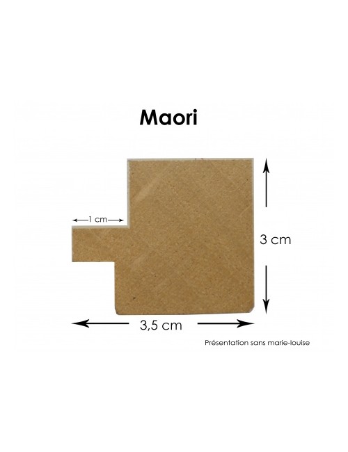 Maori frame Wit mat op maat