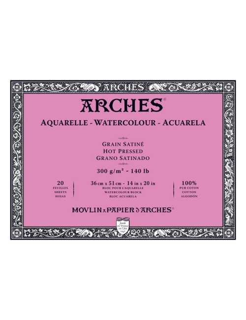 Arches Aquarellblock Korn...