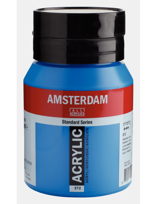 Akryl Amsterdam 500 ml Cyan...