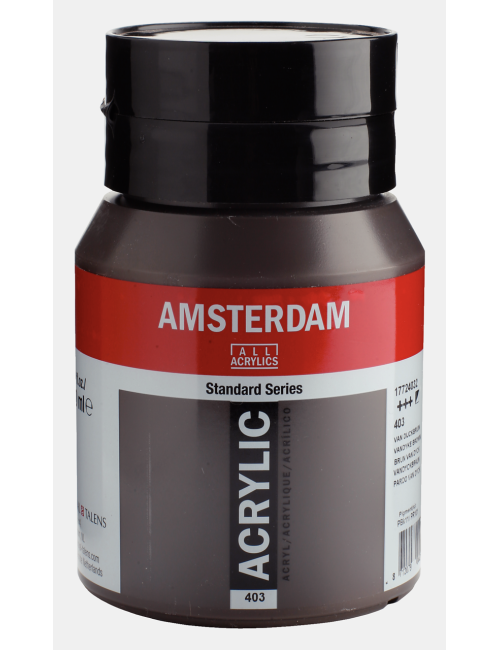 Akryl Amsterdam 500 ml Brun...