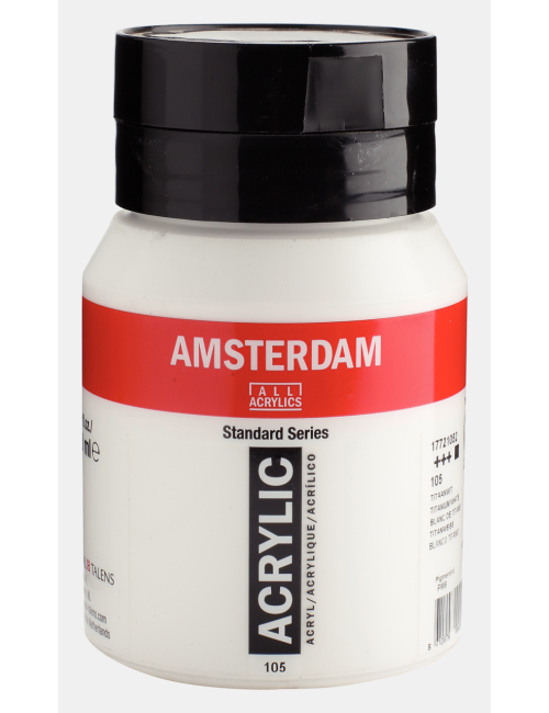 Akryl Amsterdam 500 ml Biel...