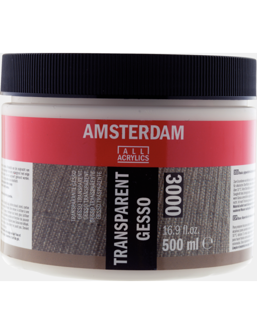 Gesso zwart Amsterdam 500 ml